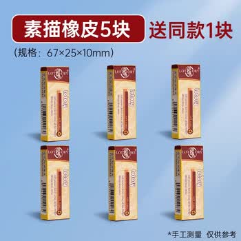 老人头橡皮擦素描橡皮擦初学者美术生专用可塑橡皮专业绘画炭笔铅笔像皮橡皮擦素描橡皮6个