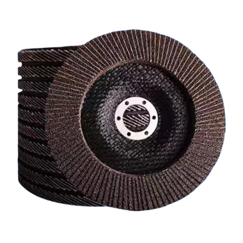 蓝凤凰 百叶轮 125*22mm 打磨片 不锈钢磨光片角磨机砂纸磨片抛光片 125黑砂 【20片】