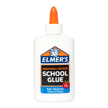 艾默思（Elmer's）史莱姆水晶泥 儿童玩具 益智解压 DIY原料白胶118ml