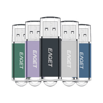 忆捷（EAGET）4GB USB2.0 U盘 招标投标竞标小u盘 迷你金属款 车载电脑手机办公学习通用标书标签优盘 10个/盒F2