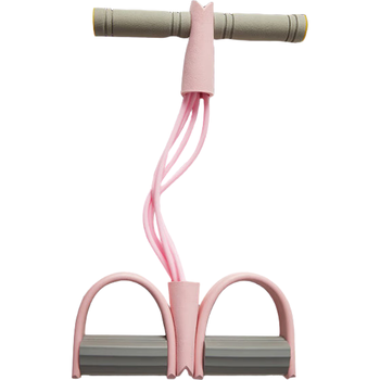 奥义脚蹬拉力器仰卧起做辅助器健身弹力带收腹减肚卷腹训练拉力绳六管