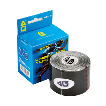 AQ肌肉贴防肌肉拉伤肌能贴篮球肌效贴运动胶带绷带9611XD黑色