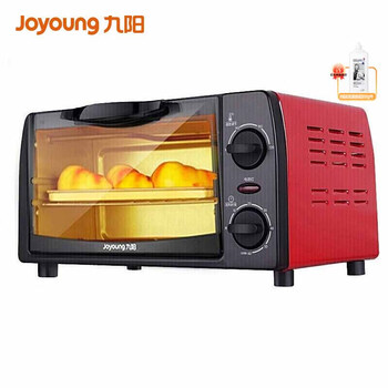 九阳（Joyoung）KX-10J5 电烤箱家用多功能烘焙 定时控温可内视 迷你9L巧容量 小烤箱+洗洁精一瓶