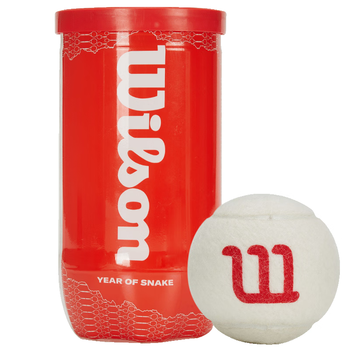 Wilson威尔胜2025蛇年限定网球 红色罐装2只装WR8216401001