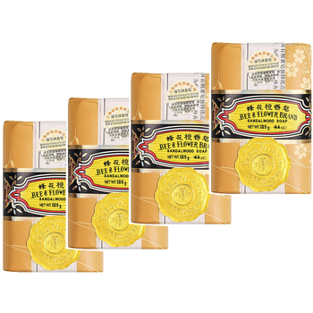 蜂花 檀香皂三块装125g*4【共12块】润滑肌肤清洁留香肥皂