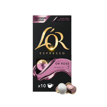 L'OR咖啡胶囊暗金玫瑰5.2g*10粒 进口 阿拉比卡豆nespresso咖啡机适配