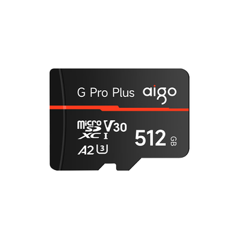爱国者（aigo）512GB TF(MicroSD)存储卡G PRO A2 V30兼容行车记录仪无人机运动相机 国产长江TLC颗粒读速180MB/s