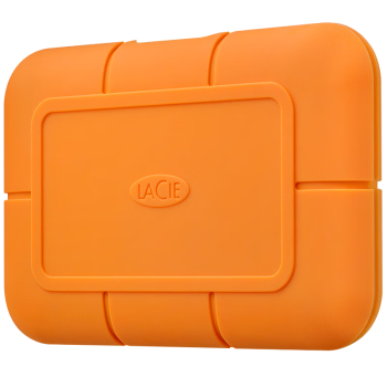 LaCie雷孜小金刚 移动固态硬盘 PSSD 2TB 三防加密 Rugged SSD USB-C/3.2 Gen2高速便携 防跌 手机直连