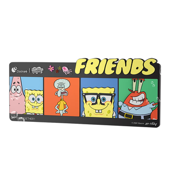 COCINARE海绵宝宝联名系列咖啡沥水垫拼图款 可拆卸拼装隔热咖啡杯垫 防滑垫桌面吧台加厚防水垫配件