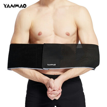 艳茂运动护腰带男士大肚子塑腰收腹带束腰轻薄透气绷带固定夏季薄款L