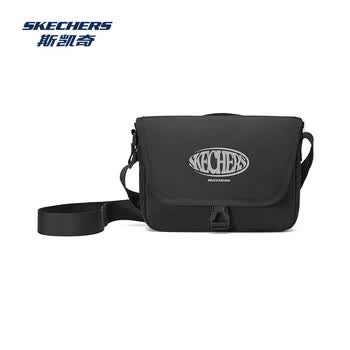 斯凯奇（Skechers）男女通用小型邮差包简约挺括单肩斜挎包L125U059