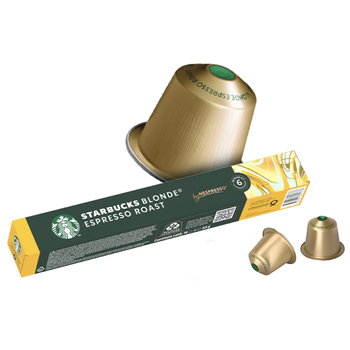 星巴克（Starbucks）胶囊咖啡 轻度烘焙黑咖啡5.3g*10颗 适配Nespresso胶囊机