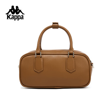 卡帕（Kappa）背靠背时尚单肩包2024新款复古斜挎包休闲包手提包女包K0F28BD11