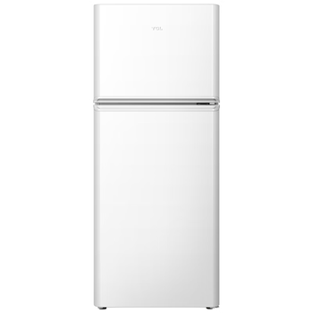 TCL 116升二级能效双开门两门二门养鲜冰箱小户型小型家用节能电冰箱租房118升级款R116L5-B