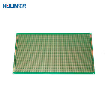 汇君 双面喷锡电路板洞洞板PCB单面镀锡实验板玻纤环氧板 18*30单面绿油实验板1片