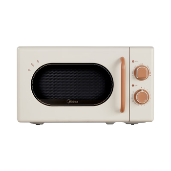 美的厨房小家电小滋味微波炉变频家用小型百搭复古转盘式经典双旋钮轻音M20H4