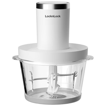 乐扣乐扣（locknlock）家用绞肉机1.8L碎肉机绞馅机多功能搅拌料理机打肉机EJM3165WHT