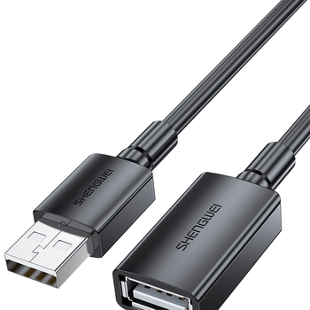 胜为（shengwei）USB2.0延长线公对母 高速传输数据连接线电脑U盘鼠标键盘打印机充电器扩展延长加长线 2米AUF1020G