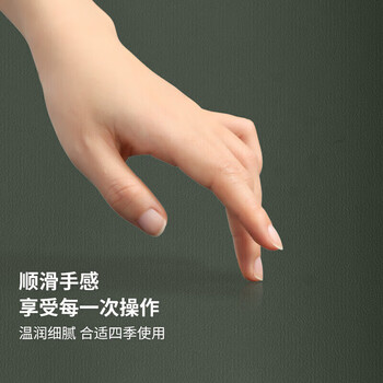 JPLAYER鼠标垫超大号办公室桌垫笔记本电脑垫键盘垫家用办公写字台游戏防水垫皮质耐脏可定制 墨绿90*45cm