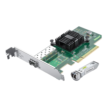 万兆通光电  万兆SFP+网卡 单口 Intel X520-DA1芯片82599EN 10G网卡 含模块（SFP-10G-LR*1只）