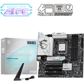微星(MSI)B860M GAMING PLUS WIFI7 5G网口主板 支持 CPU 265K/245K/230/225 (Intel B860/LGA 1851) 微星(MSI)B860M GAMING PLUS WIFI7 5G网口主板 支持 CPU 265K/245K/230/225 (Intel B860/LGA 1851)