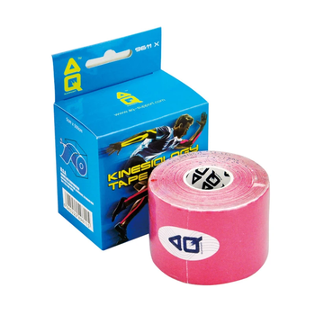 AQ肌肉贴专业肌内效贴布肌肉拉伤胶带肌肉酸痛弹性绷带9611XR红色