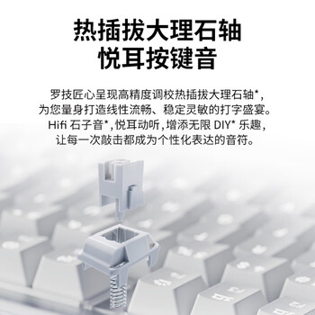 罗技(Logitech)ALTO KEYS K75M 琥珀系列 AI客制化无线机械键盘 热插拔大理石轴 黑色 罗技(Logitech)ALTO KEYS K75M 琥珀系列 AI客制化无线机械键盘 热插拔大理石轴 黑色