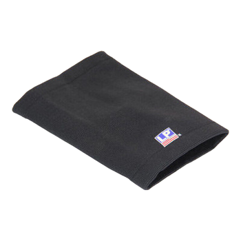 LP648运动护大腿 跑步健身 排羽毛网足篮球运动大腿套单只装黑色M