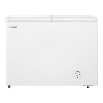 容声（Ronshen） 230升大容量蝶形门冰柜家用大冷藏小冷冻双温冷柜 节能大容量卧式冷冻柜BCD-230ZKM
