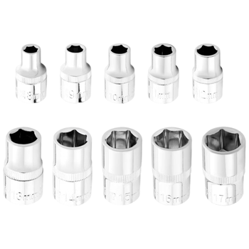 绿林（GREENER）内1/2六角套筒12.5mm6角套筒头套管大飞工具套筒扳手配件套装