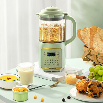 西屋（WESTINGHOUSE）破壁料理机家用0.9L多功能免过滤豆浆机WFB-A717绿色
