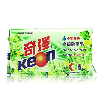 奇强（keon）高级去污皂 手工透明肥皂 218g*3块