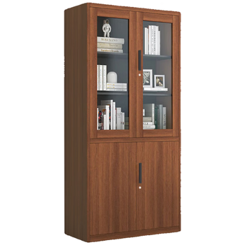 洛克菲勒钢制铁皮柜木纹文件柜储物柜资料柜档案柜大器械高1850宽900深400