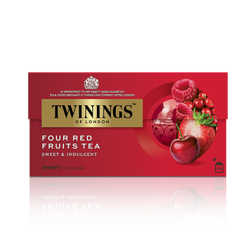 川宁花果茶 四红果果香红茶25袋*2g 水果茶茶包花草茶袋泡茶热泡茶
