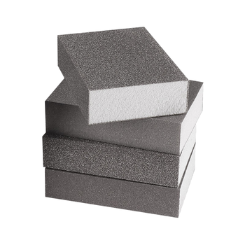 金信海绵砂块36目砂纸打磨神器金属除锈粗砂纸瓷砖清缝木工家具墙面干湿两用抛光砂砖粗号36目厚款20块