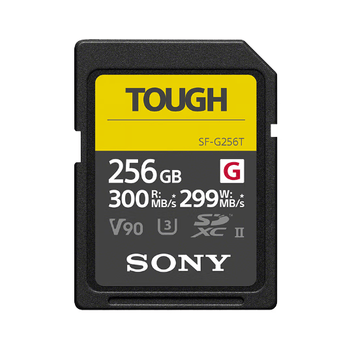 索尼（SONY）256GB SD存储卡 SF-G256T/T1 SF-G系列 TOUGH规格  读取300MB/S写入299MB/S 相机内存卡