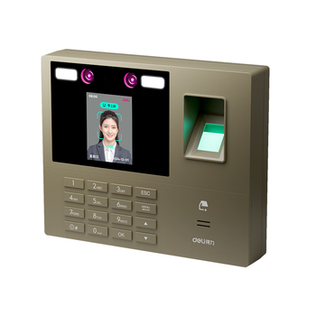 得力智能云考勤机 打卡机 掌静脉+人脸+指纹 动态人脸识别 wifil联网 远程在线管理33800CSPRO