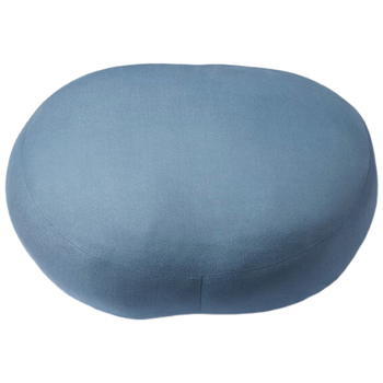 MUJI可当成腰垫使用的柔软靠垫 抱枕腰托靠枕腰靠 蓝色 55*40*20cm