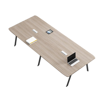 兰冉现代简约会议室办公桌会议桌接待洽谈桌子长条培训桌2.8M