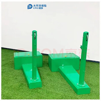 健伦（JEEANLEAN）圆弧大箱网球柱带轮可移动标准款 网球专用网柱 含球网 JLAE116