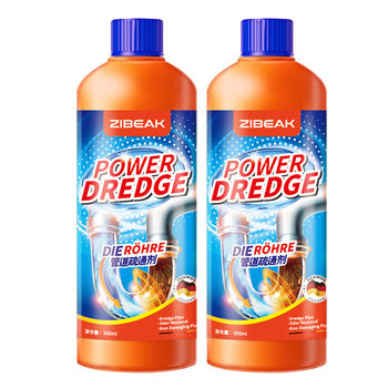 ZiBeak德国管道疏通剂啫喱强力溶解下水道疏通剂卫生间马桶厨房清洁除臭