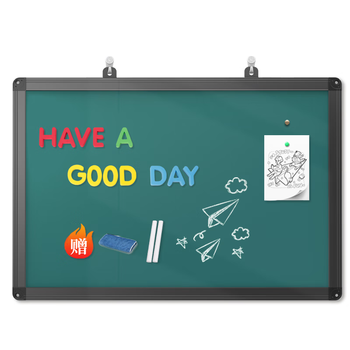 VIZ-PRO(威瀑) 30*40cm粉笔小黑板家用挂式 写字板白板挂墙磁性教学家庭儿童学生桌面工位绿板 BB3040LV