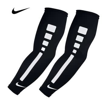 耐克（NIKE）护臂防晒男女薄款袖套臂套透气骑行训练跑步健身黑色NKS01027LX