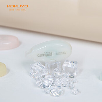 国誉(KOKUYO)点点胶Campus水滴·点状胶黏贴双面胶手工胶带（一次性） 白1个 WSG-D940-068W