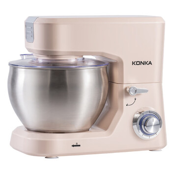 康佳 KONKA厨师机家用和面机小型多功能奶油打发器面粉搅拌机全自动揉面机商用7升 厨师机-绞肉套餐- 7L 容量