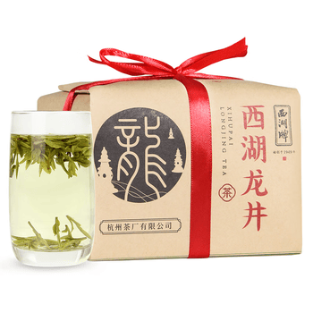西湖2026新茶绿茶西湖龙井茶叶明前特级壹号200g纸包礼盒自己喝送礼品