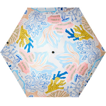 蕉下（beneunder）防紫外线遮阳伞五折口袋黑胶晴雨伞防晒伞BM665珊瑚礁