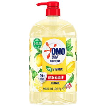 奥妙微米去油柠檬薄荷洗洁精1.49kg洗涤灵厨房洗碗液约6斤1.49kg*2