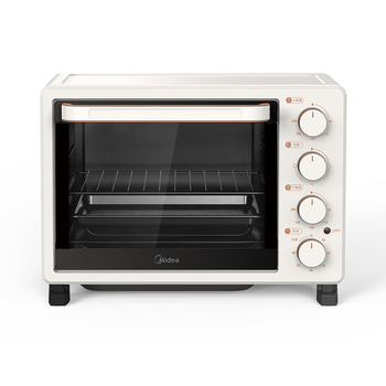 美的（Midea）多功能家用电烤箱30升 机械式操控 专业烘焙易操作 烘烤蛋糕面包PT3031