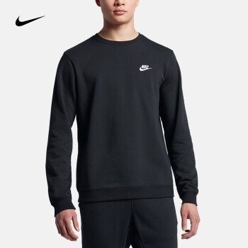 耐克 NIKE SPORTSWEAR 男子运动上衣套头衫 804343 804343-010黑 XL